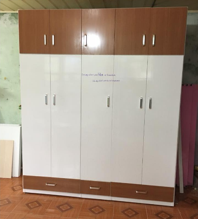 Tủ Quần Áo Nhựa Đài Loan Đặt Theo Yêu Cầu - Mẫu 21